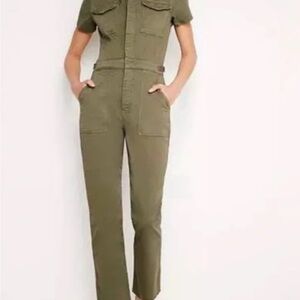 Good American Khaki Jumpsuit